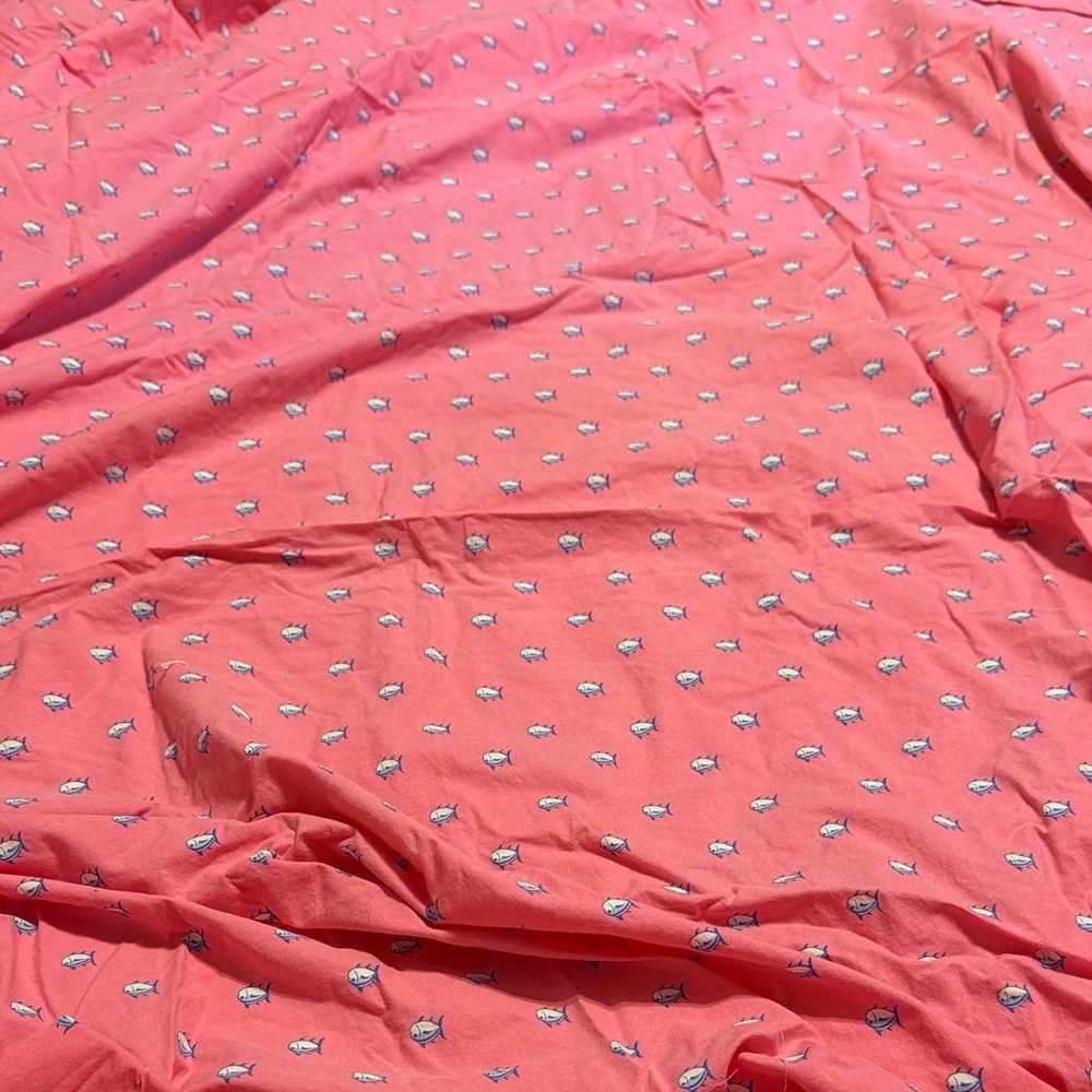 Southern Tide Pink Fish Pattern Sheets